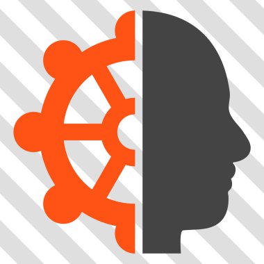 Akıl vektör simgesi