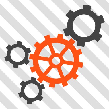 Mekanizması vektör simgesi