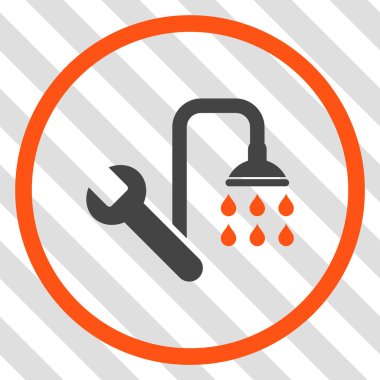 Sıhhi tesisat vektör simgesi