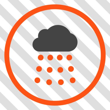 yağmur bulutu vektör simgesi