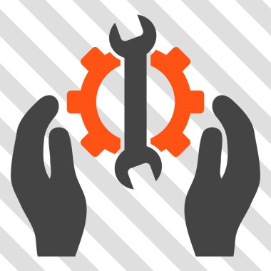 Servis vektör simgesini onar