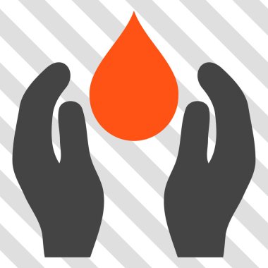 Su bakım vektör simgesi