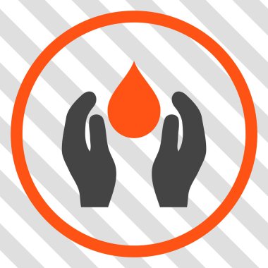 Su bakım vektör simgesi