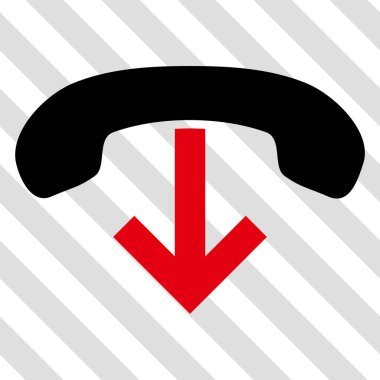 Vektör simge telefon asmak