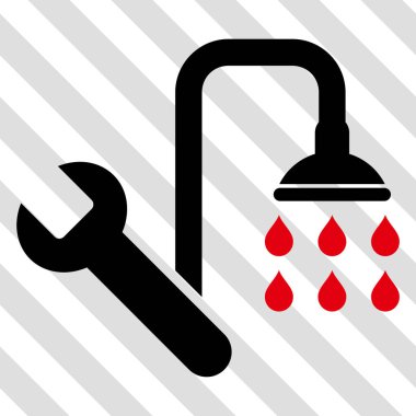 Sıhhi tesisat vektör simgesi