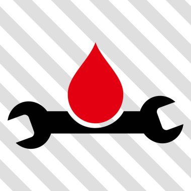 Sıhhi tesisat vektör simgesi