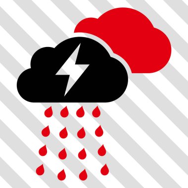 Fırtına bulutları vektör simgesi