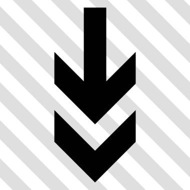 ok aşağı vektör simgesi