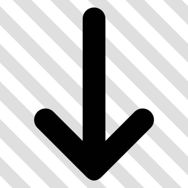 ok aşağı vektör simgesi