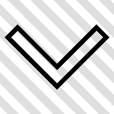 Vektör simgesi aşağı ok ucu