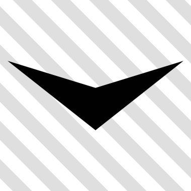 Vektör simgesi aşağı ok ucu