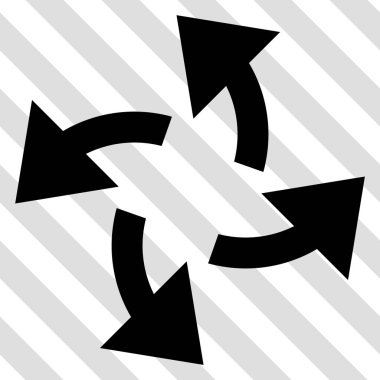 Santrifüj okları vektör simgesi