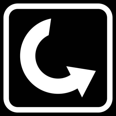 Bir çerçeve içinde CCW vektör simge döndürmek