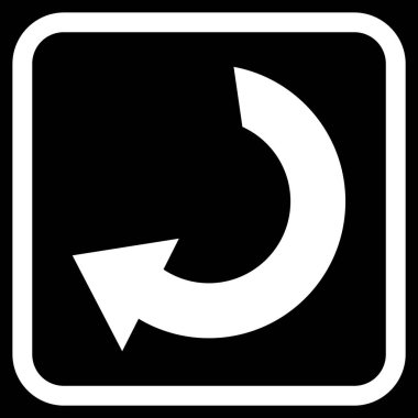 Vektör simgesi bir çerçeve içinde döndürme