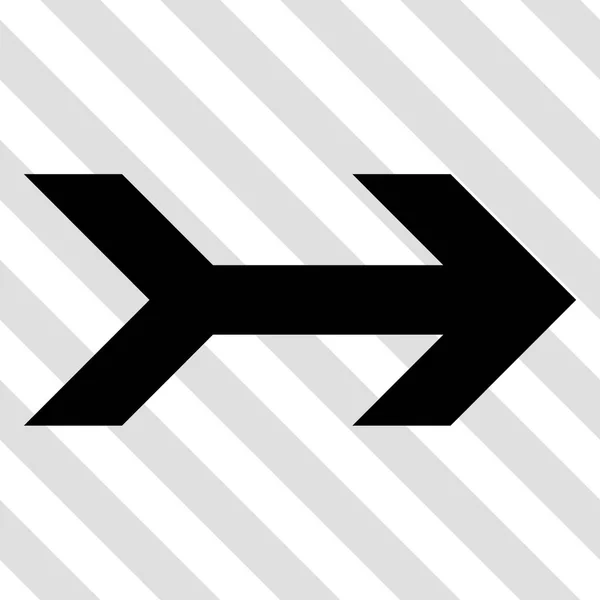 Pfeil rechts Vektor-Symbol — Stockvektor