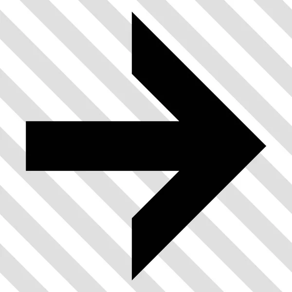 Flecha icono vector derecho — Archivo Imágenes Vectoriales