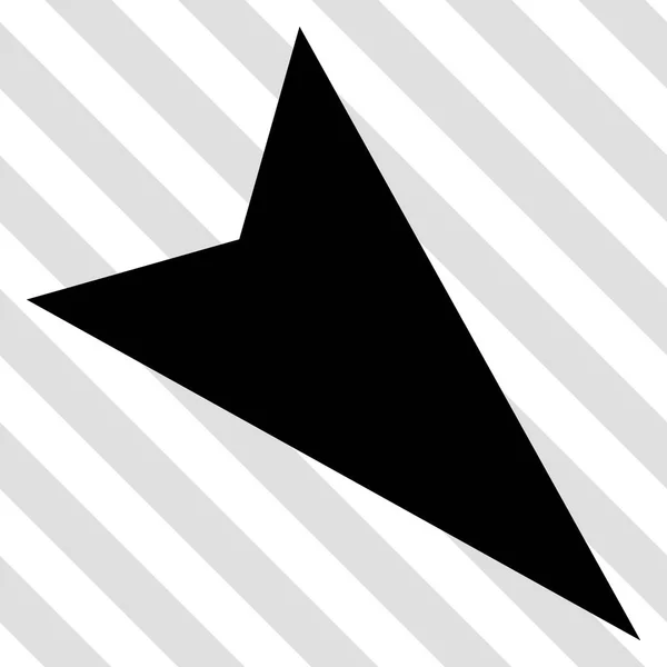 Ícone de Vetor Direita Arrowhead — Vetor de Stock