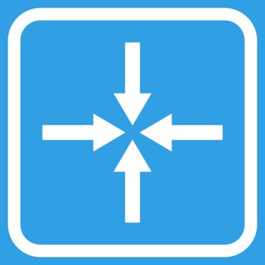 Etkisi oklar bir çerçeve içinde simge vektör