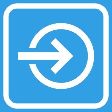 Alma vektör simgesi bir çerçeve içinde