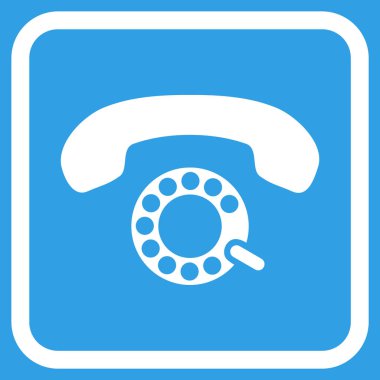 Darbeli aramayı vektör simgesi bir çerçeve içinde