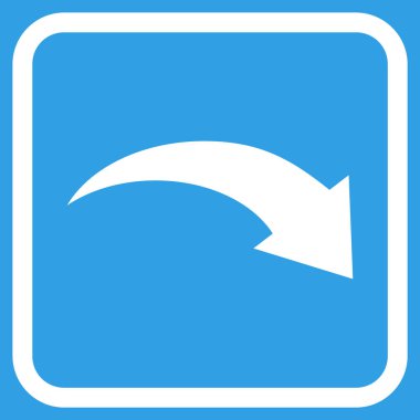 Vektör simgesi bir çerçeve içinde Yinele