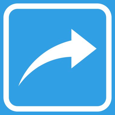 Vektör simgesi bir çerçeve içinde Yinele