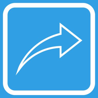 Vektör simgesi bir çerçeve içinde Yinele