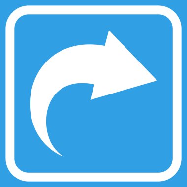 Vektör simgesi bir çerçeve içinde Yinele