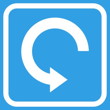 Doğru vektör simgesi bir çerçeve içinde döndürme