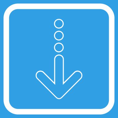 Vektör simgesi bir çerçeve içinde gönderin