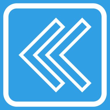 Shift Sol vektör simgesi bir çerçeve içinde