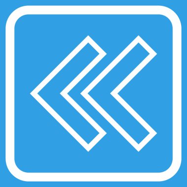 Shift Sol vektör simgesi bir çerçeve içinde