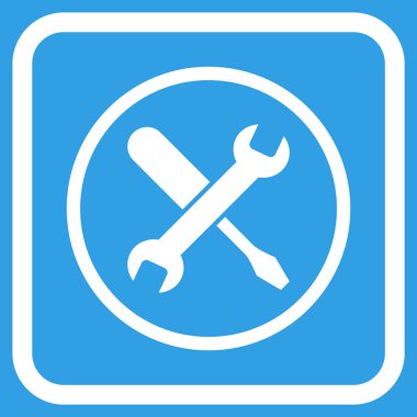 Vektör simgesi bir çerçeve içinde ayarlama