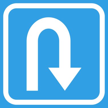 Geri vektör simge bir çerçevede açmak