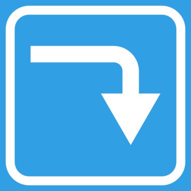 Vektör simgesi bir çerçeve içinde geri çevirmek