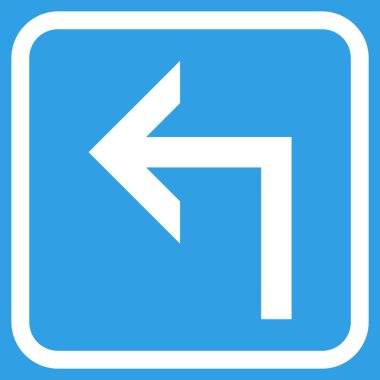 Sol vektör simge bir çerçevede açmak