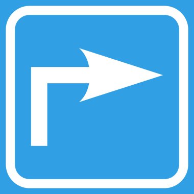 Doğru vektör simge bir çerçevede açmak