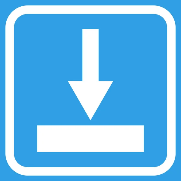 Move Bottom Vector Icon In a Frame — Stock Vector