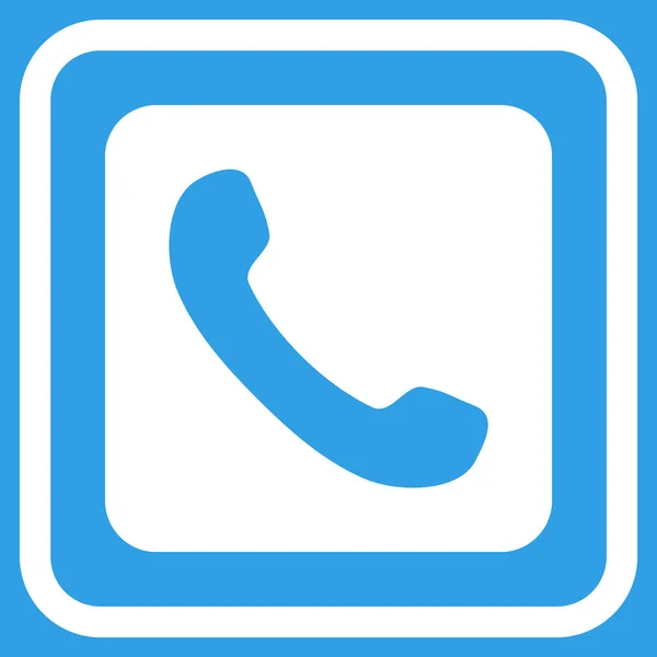 Telefon-Vektor-Symbol in einem Rahmen — Stockvektor