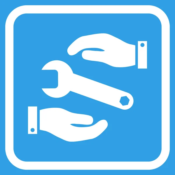 Service Vector Icon In a Frame — Stock Vector