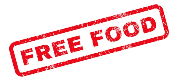 Free Food sello de goma — Vector de stock