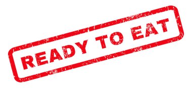 Lastik damgası yemeye hazır