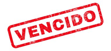 Vencido Rubber Stamp