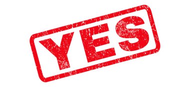 Evet lastik damgası