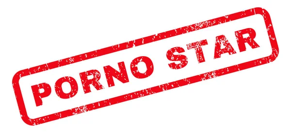 Porno ster Rubberstempel — Stockvector