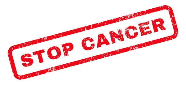 Hentikan Perangko Karet Kanker - Stok Vektor