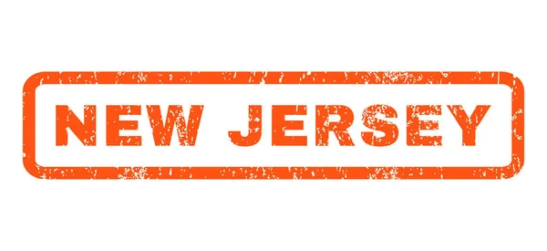 Timbro di gomma New Jersey — Vettoriale Stock