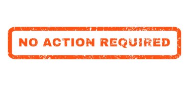 Lastik damgası hiçbir eylem gerekli