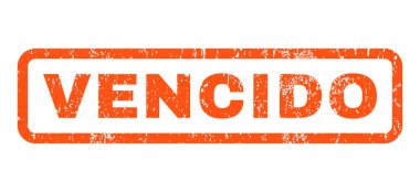 Vencido Rubber Stamp