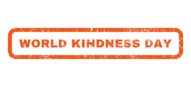 Dünya nezaket gün lastik damgası